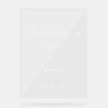 Vackert bröllopAkryltecken