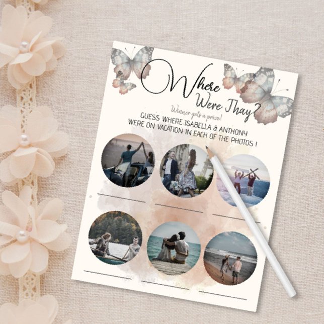 Vackert Butterfly Möhippa Party Photo-spel (Skapare uppladdad)