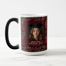 Vackert Calla Lilies Mönster Vän Grdauation Magisk Mugg