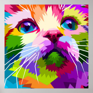 Vackert Cat Poster