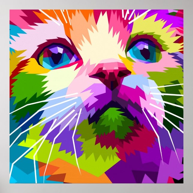 Vackert Cat Poster (Framsidan)