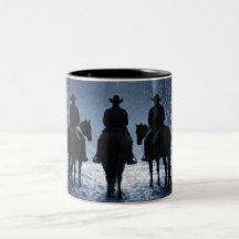 Vackert Country Western Cowboys Julnatt