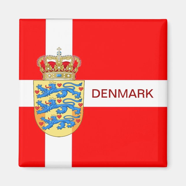Vackert Danmark Magnet! Magnet (Framsidan)