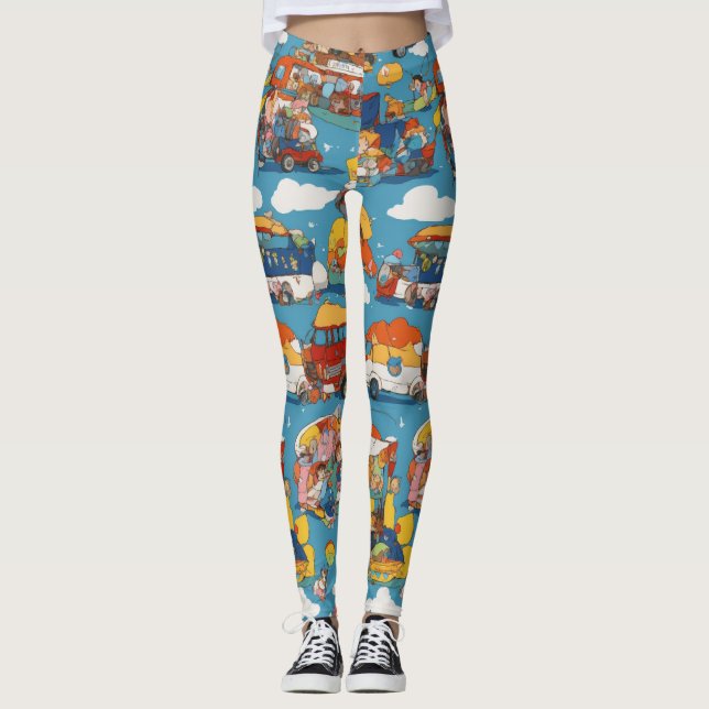 Vackert, där leggings (Framsida)