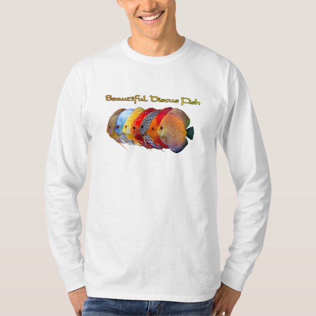 Vackert Discus Fish T-Shirt (Framsida)