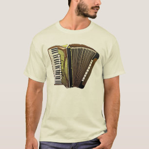Vackert dragspel musikinstrument tröja