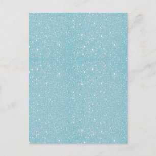 Vackert, elegant, blå glitter glanserar vykort