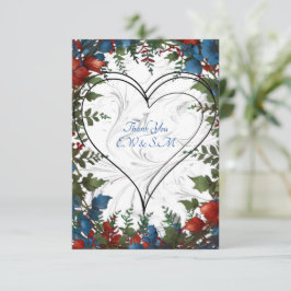 Vackert,elegant och vismisk bröllop temadekoration tack kort