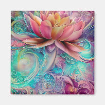 Vackert Etheral Whimsical Lotus Flower
