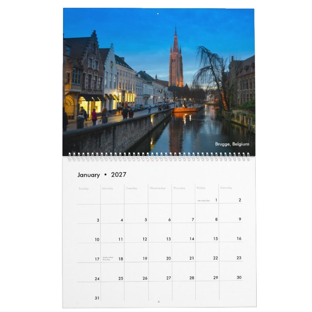 Vackert Europa 2022-kalender Kalender (Jan 2027)
