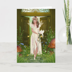 Vackert Fairy Tillfällen Greeting Card Kort