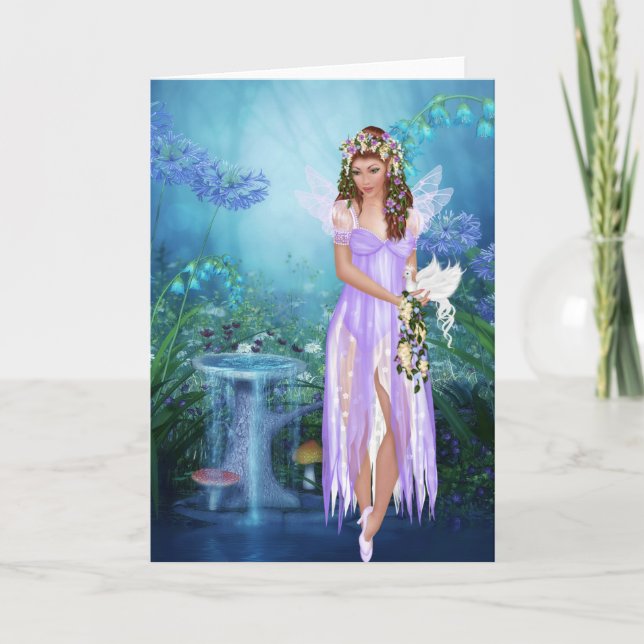 Vackert Fairy Tillfällen Greeting Card Kort (Framsida)