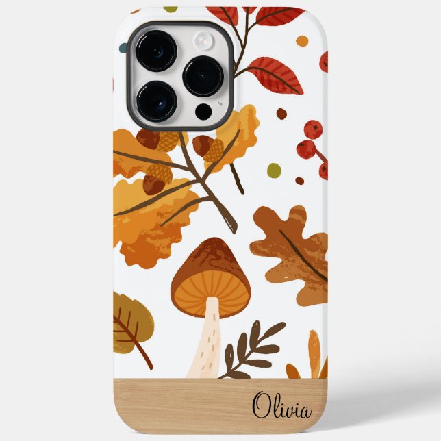 vackert falltema iphone case (Baksida)
