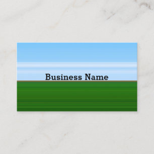 Vackert Fält landskap - minimalistiskt Stil Visitkort