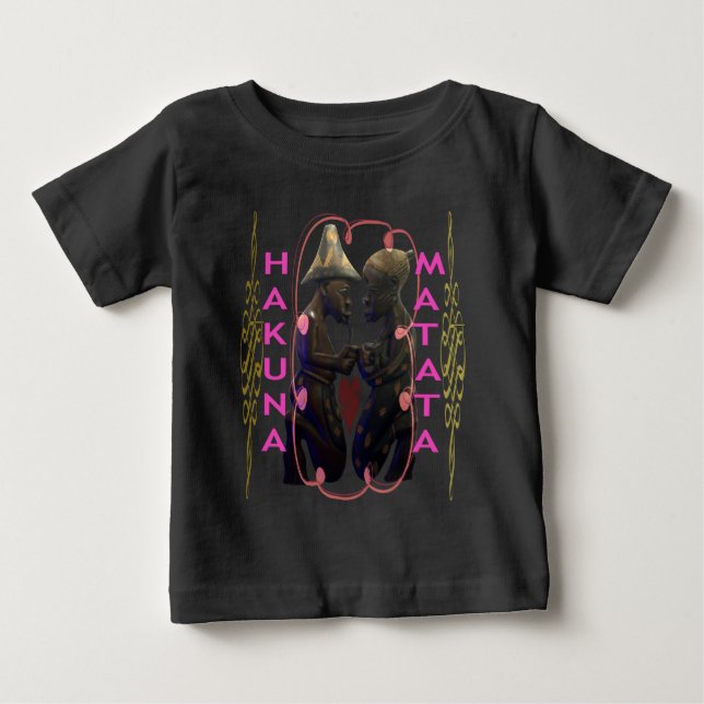 Vackert Fantastisk afrikanskt par: Romantisk konst Tee Shirt (Framsida)