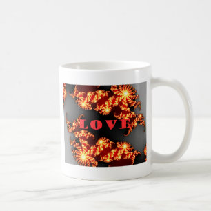 Vackert fantastisk, färglös universum Kärlek Kaffemugg
