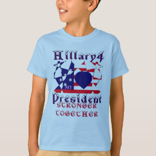 Vackert fantastisk I kärlek Hillary för USA:s pres Tee