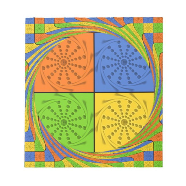 Vackert, fetstiskt egyptiskt Mönster: Ett diazzlan Anteckningsblock (Framsida)