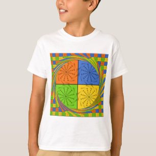 Vackert, fetstiskt egyptiskt Mönster: Ett diazzlan T Shirt