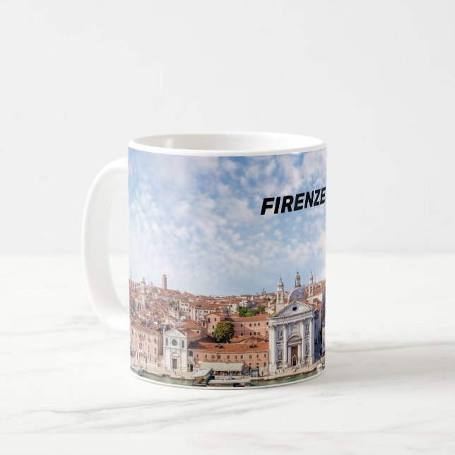 Vackert firenze - Italien Kaffemugg (Framsida vänster)