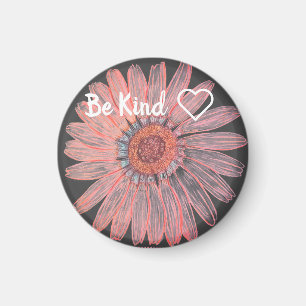 Vackert Flower Be Kine Magnet