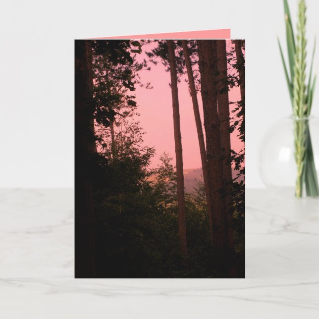 Vackert födelsedagskort Önskemål Kort (Framsida)