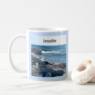 Vackert foto av Atlanten Blue Namn Kaffemugg