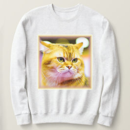 Vackert foto av en cute Cat. Köp nu Lång Ärmad Tröja