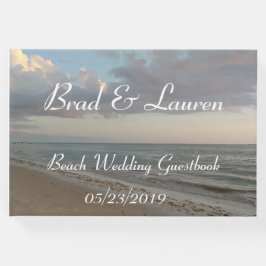 Vackert fredliga Beach-bröllop Gästböcker
