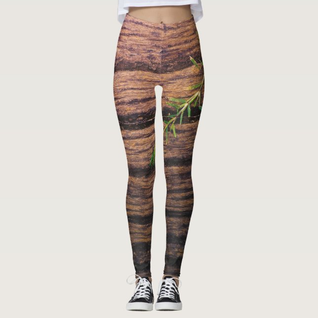 vackert gammalträ leggings (Framsida)
