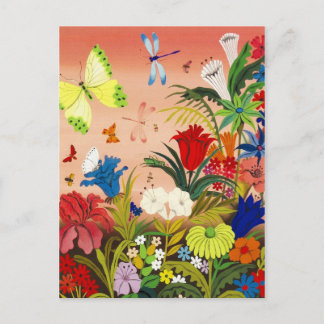 Vackert Garden-vykort Vykort
