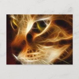 Vackert Gholyst brandkatt Vykort