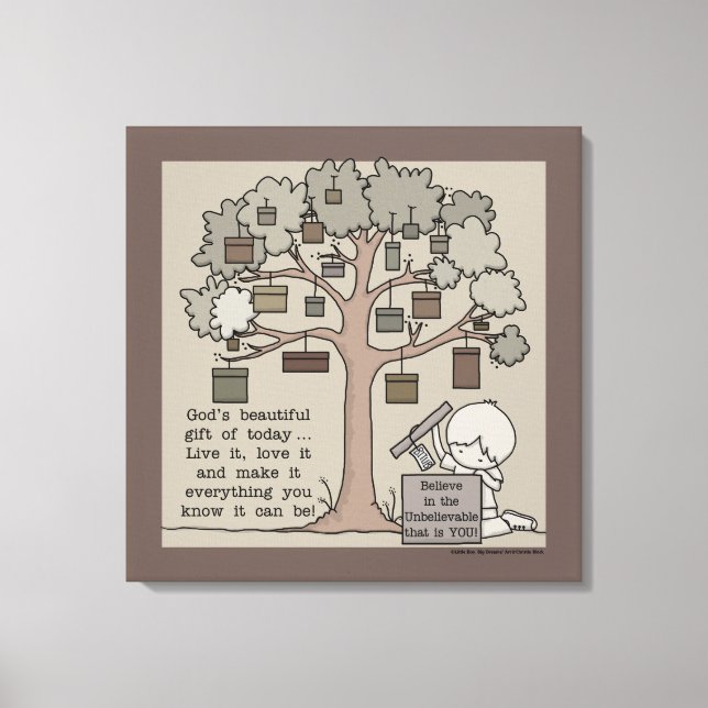 Vackert Gift Canvastryck (Framsida)