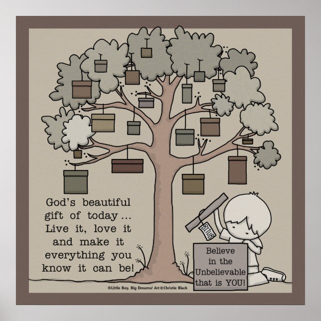 Vackert Gift Poster (Framsidan)