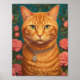Vackert Ginger Cat Poster