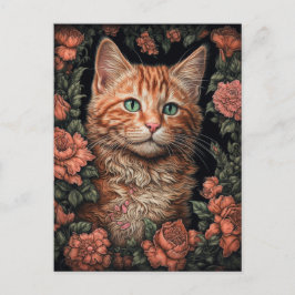 Vackert Ginger Kitten och Blwers vykort