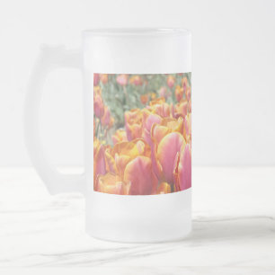 Vackert gjort! Vår Tulpan Blomma Frostad Glas Mugg