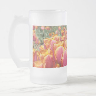 Vackert gjort! Vår Tulpan Blomma Frostad Glas Mugg