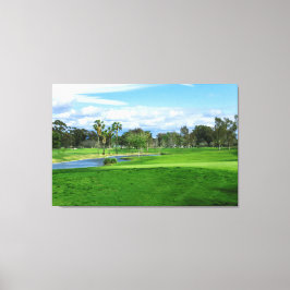 Vackert golf Course Wall Art Set Canvastryck