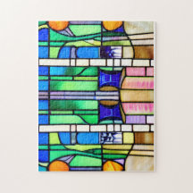 Vackert Grönt Glass