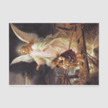 Vackert guardian Angel Decoupage-papper