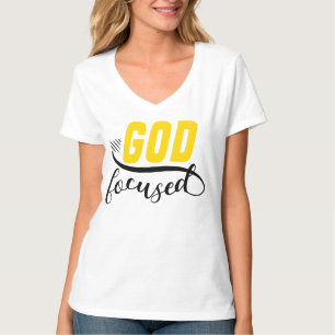 Vackert, "Gud fokuserad!" T Shirt