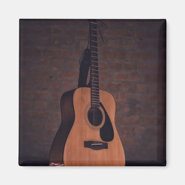 Vackert Guitar Magnet (Framsidan)