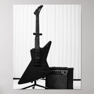 Vackert Guitar Poster