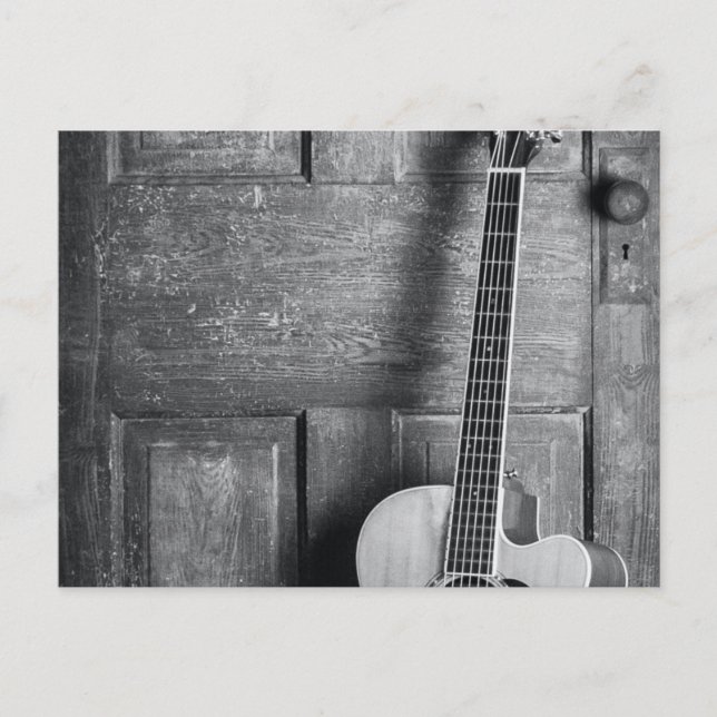 Vackert Guitar Vykort (Framsida)