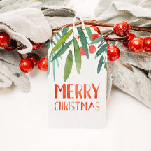 Vackert Hand Lettered Watercolor Berry & Gren
