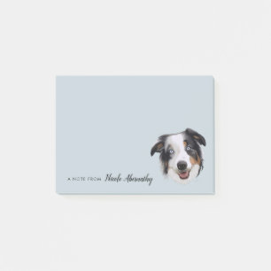 Vackert Hand plockade Aussie Personlig Post-it Block