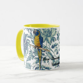 Vackert, handmålad, utrotad Macaw Mugg