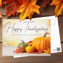 Vackert Happy thanksgiving Anpassade Business