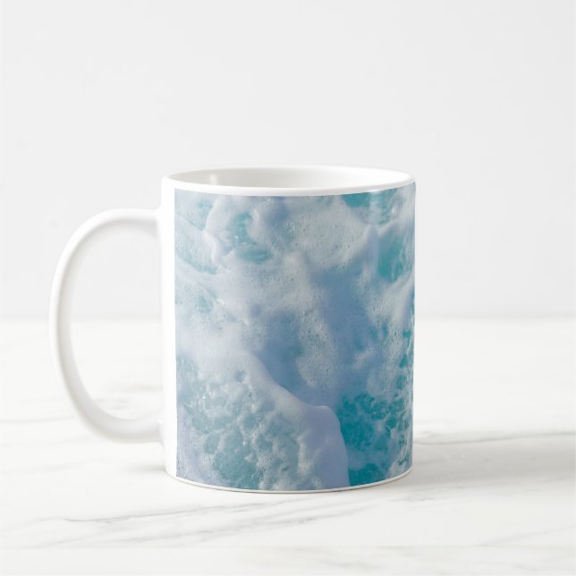 vackert hav ​ ​ skum kaffemugg (Vänster)